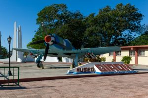 Britisches Kampfflugzeug Hawker Sea Fury, Museo, Playa Girón, Schweinebucht, Kuba
