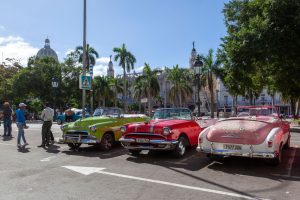 Oldtimer, Parque Central, Havanna, Kuba