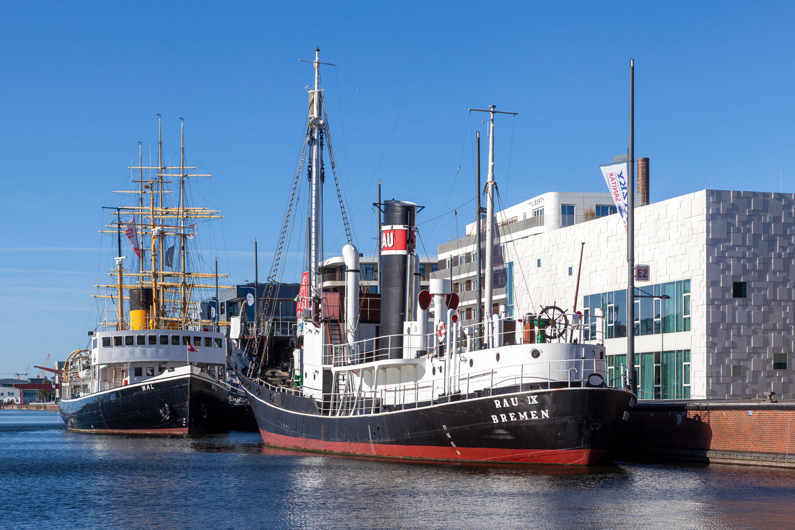 Bremerhaven, Walfangboot Rau IX, Wal, Deutsches Schifffahrtsmuseum, Freie Hansestadt Bremen, Deutschland