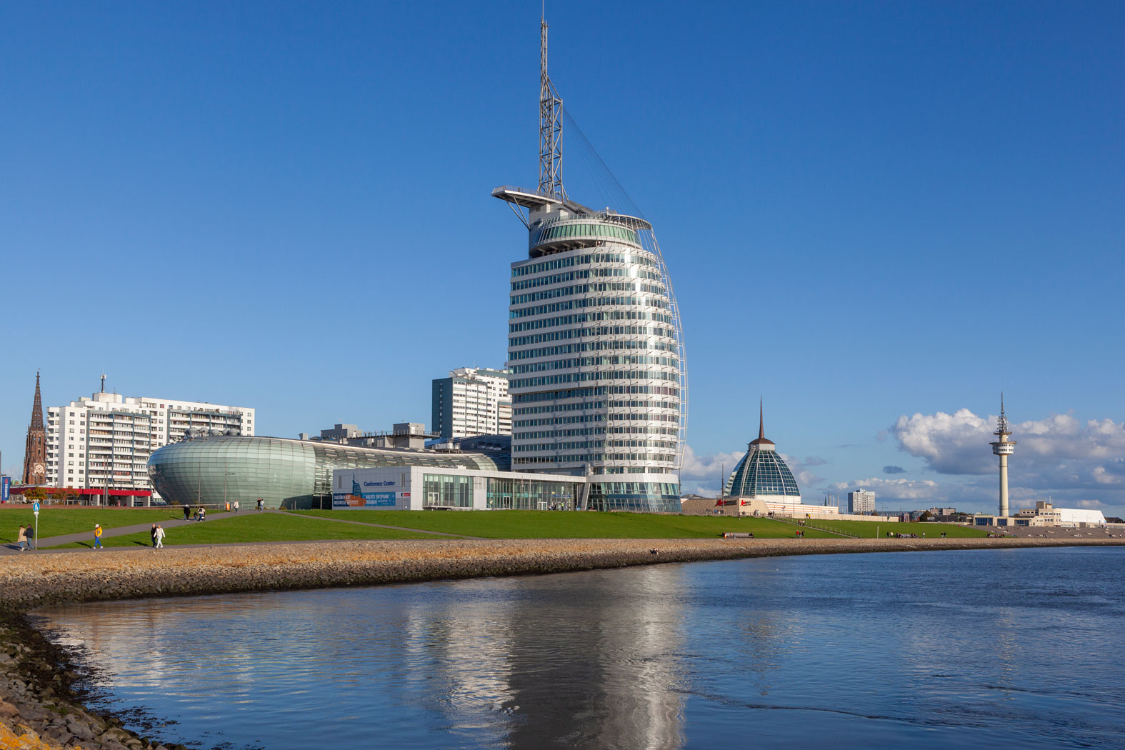 Bremerhaven, Atlantic Hotel Sail City, Klimahaus, Havenwelten, Freie Hansestadt Bremen, Deutschland