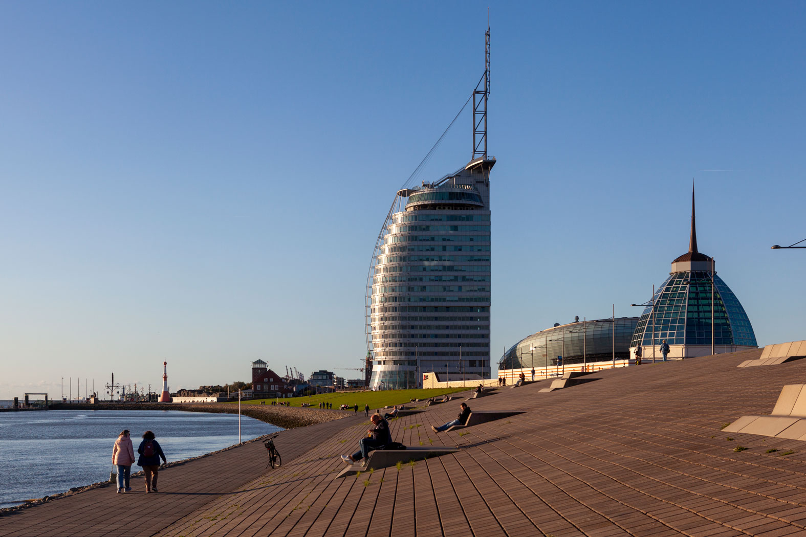 Bremerhaven, Atlantic Hotel Sail City, Klimahaus, Havenwelten, Freie Hansestadt Bremen, Deutschland