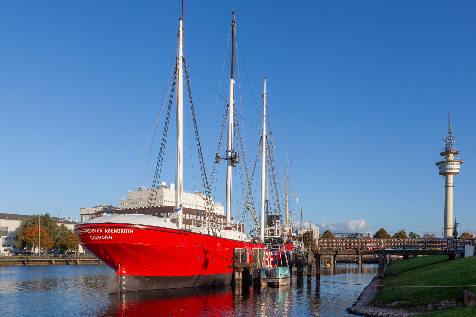 Elbe 3, Deutsches Schifffahrtsmuseum, Bremerhaven, Freie Hansestadt Bremen, Deutschland