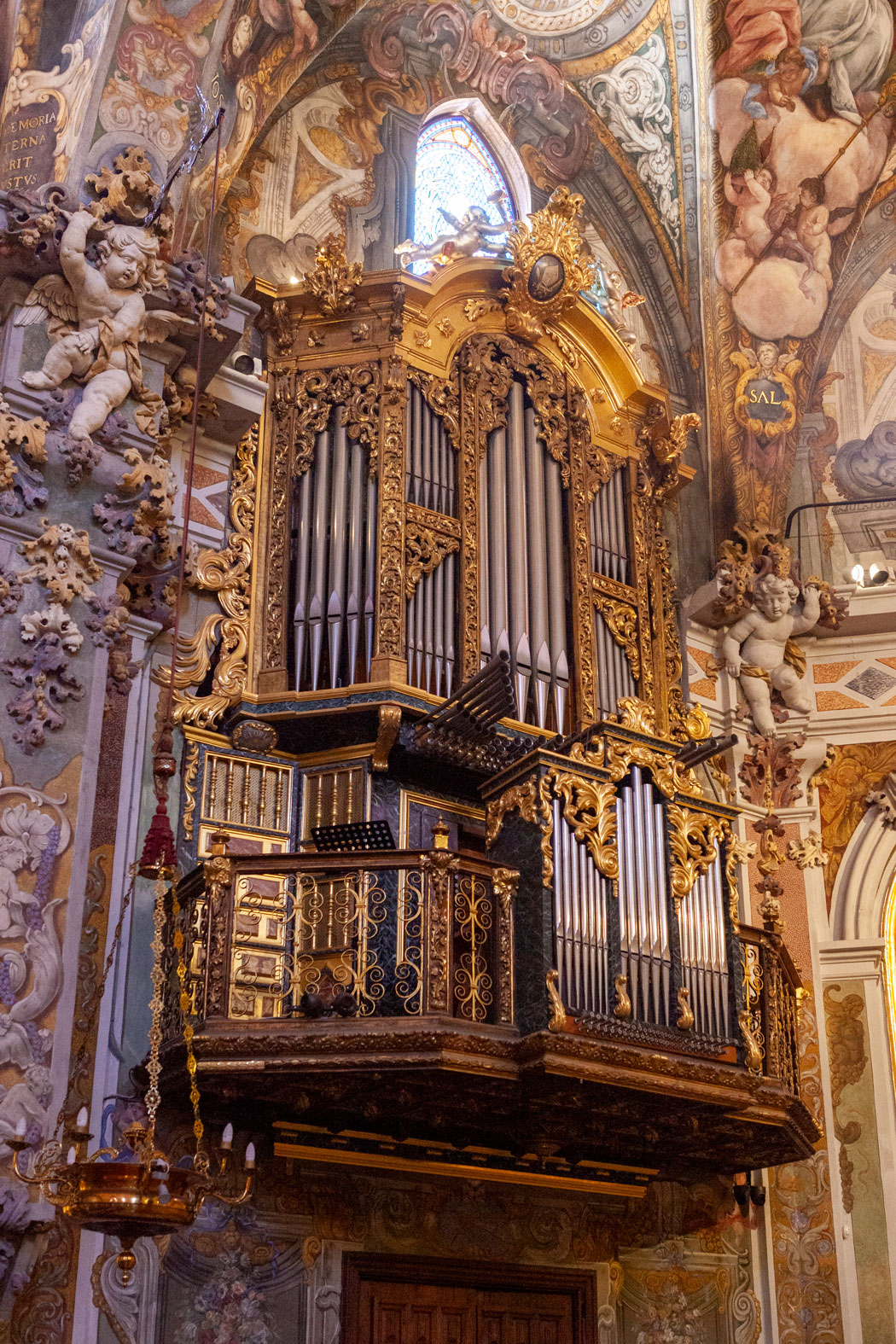 Orgel, San Nicolás de Bari und San Pedro Mártir, València, Valencia, Spanien