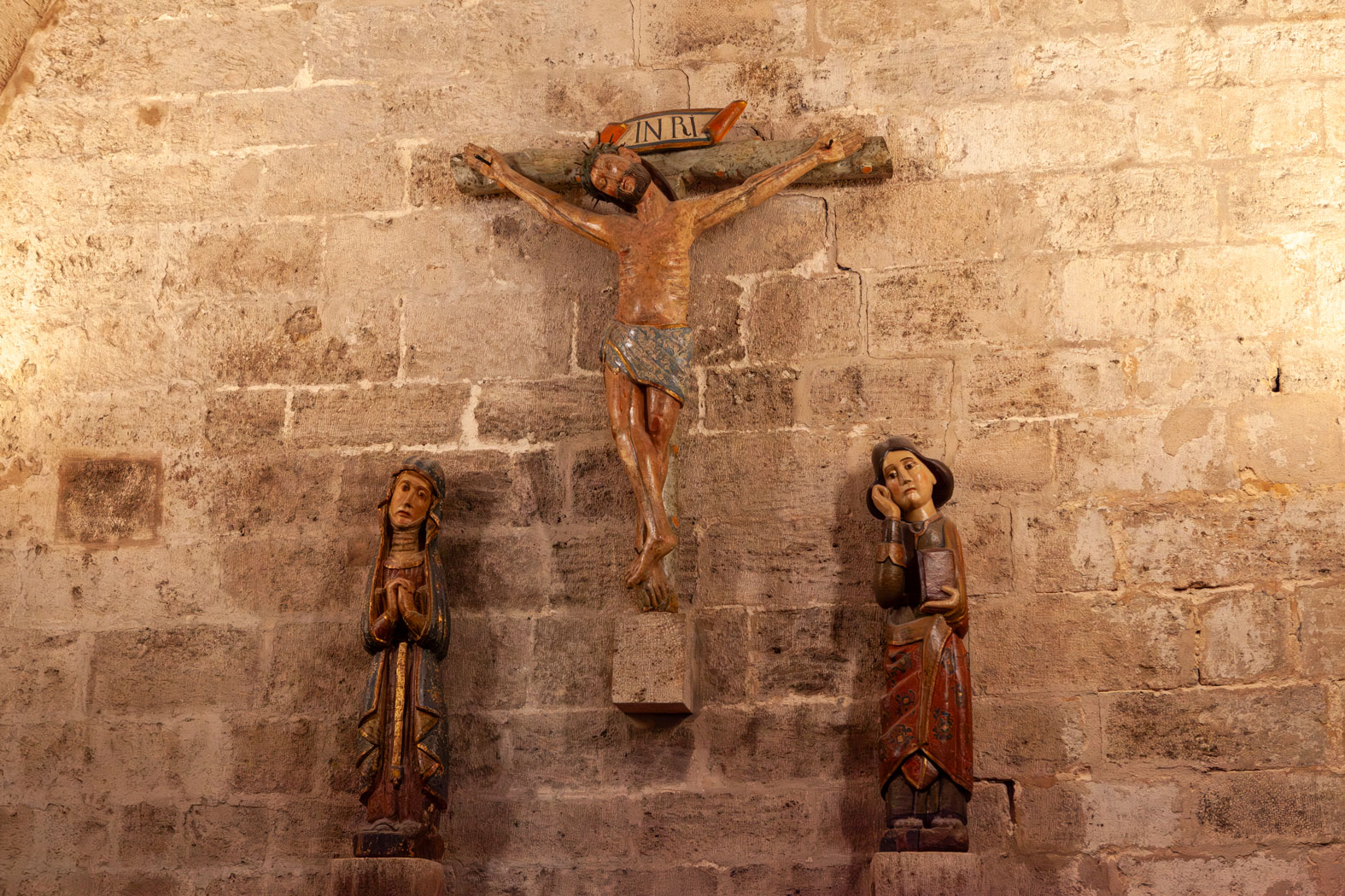 Cristo de las Penas, INRI, Iglesia de San Juan del Hospital, València, Valencia, Spanien