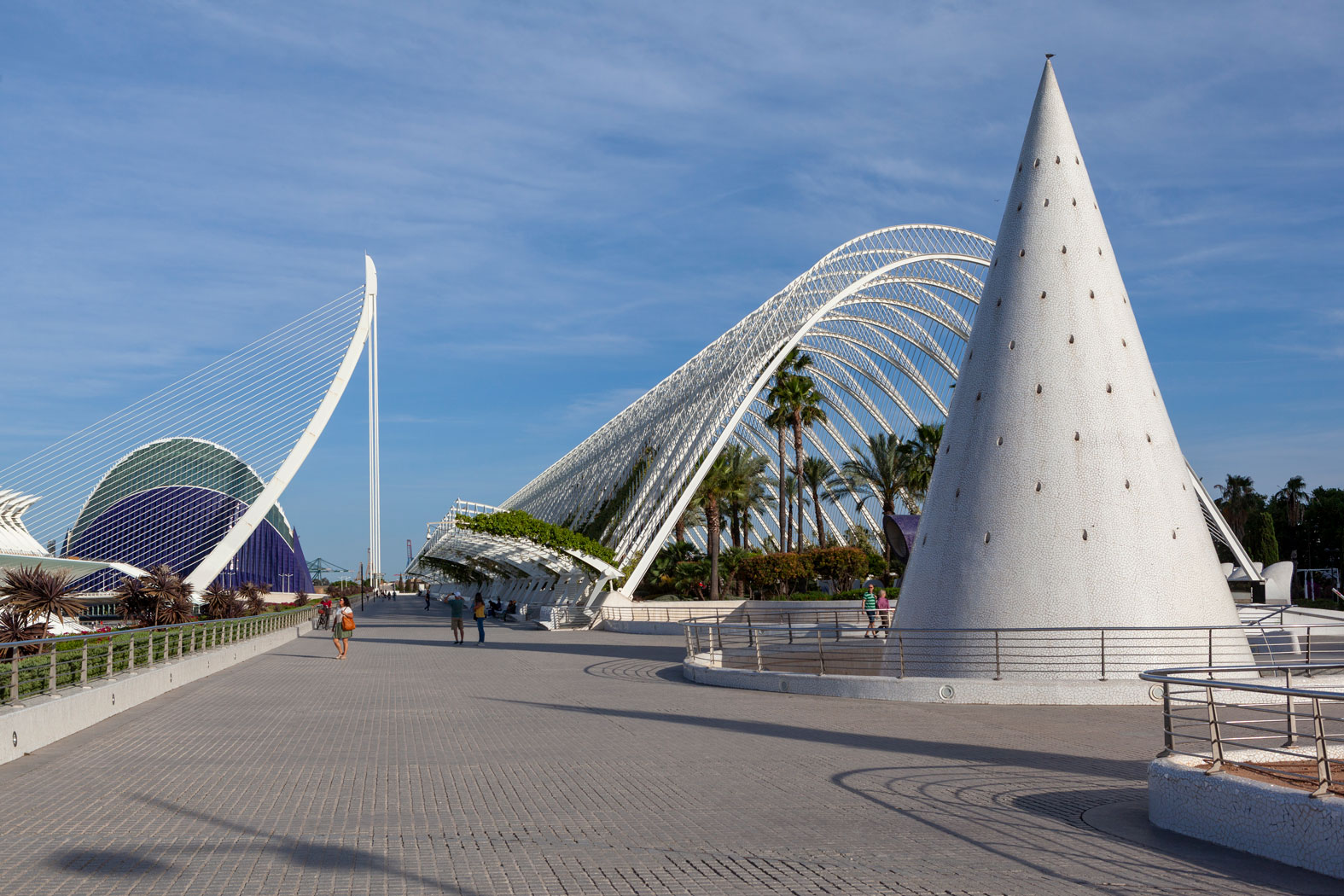 L’Umbracle Terraza, Ciutat de les Arts i les Ciències, València, Valencia, Spanien